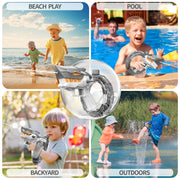 New Shark Electric Water Gun Toys Fully Automatic Continuous Fire Water Gun Large Capacity Beach Summer Children's Water Playing